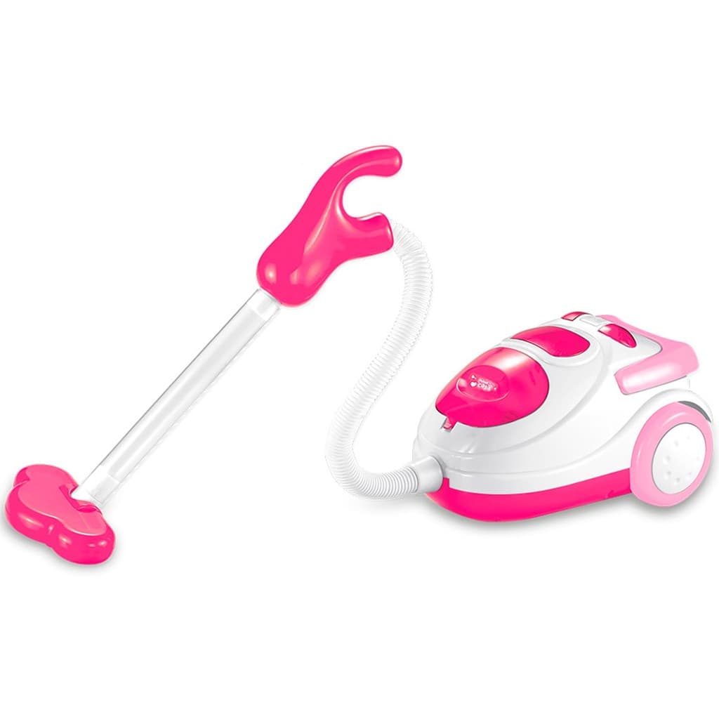 Brinquedo Mania De Casa Aspirador De Pó Com Luz Aspira De Verdade Dm Toys
