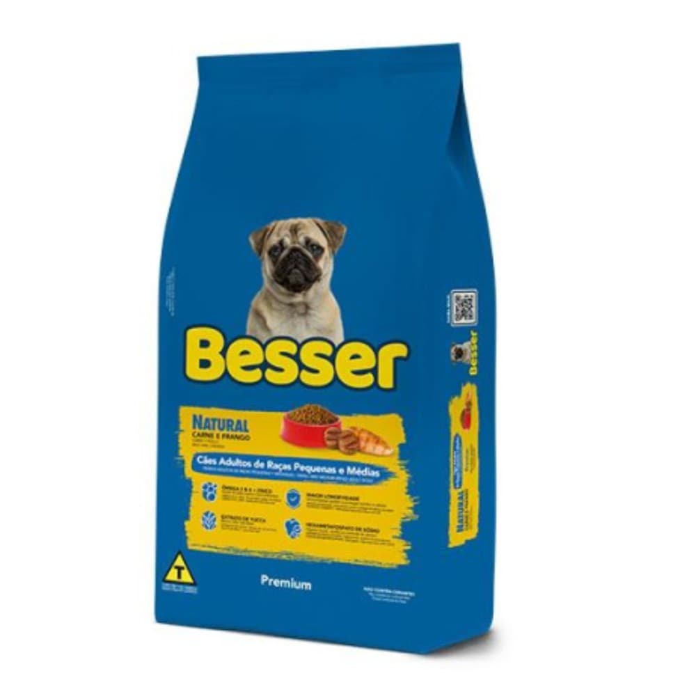 Ração Para Cachorro Besser Pequeno Porte 20 kg Carne e Frango
