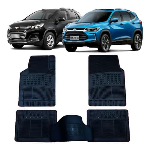 Tapete Automotivo Chevrolet Tracker Modelo Universal Pvc Ecológico + Tapete Túnel