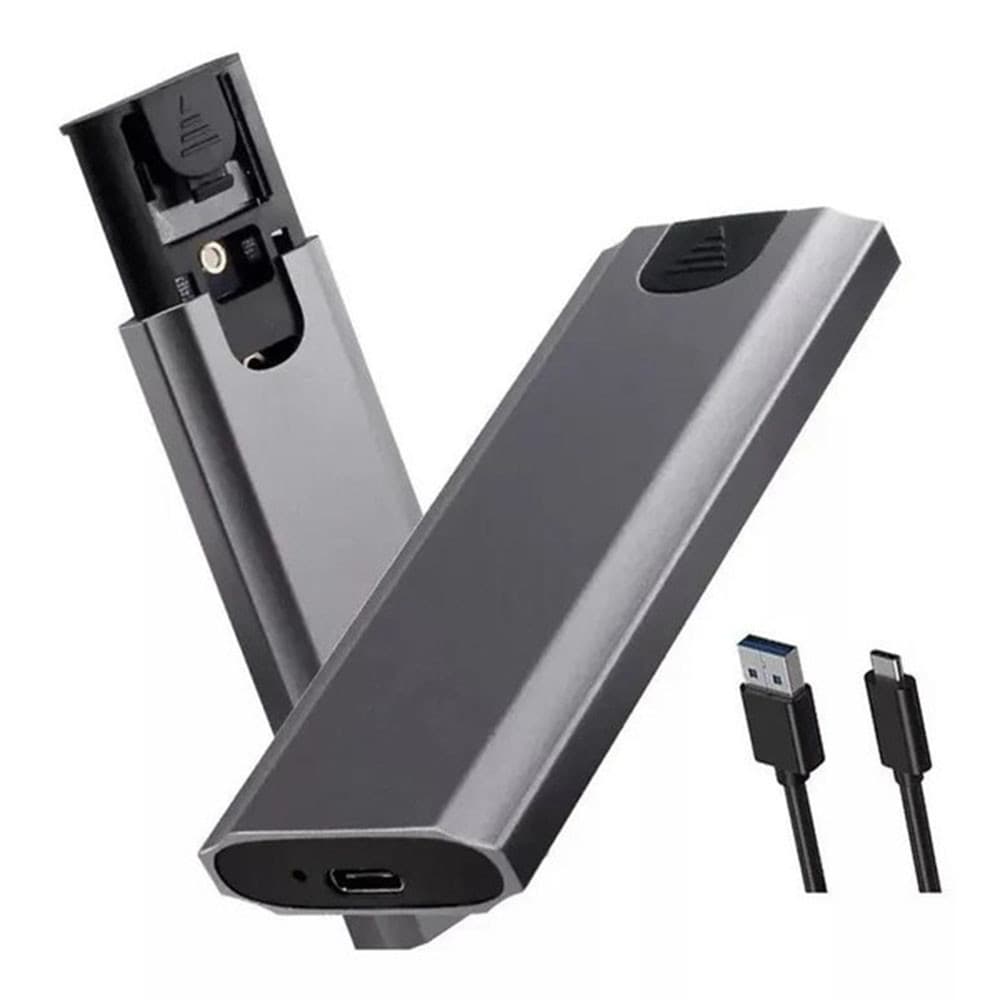 CASE PARA SSD M.2 EXTERNO TIPO C/USB 3.0 PARA NVME F3 CS-ADPM-NGFF/NVME