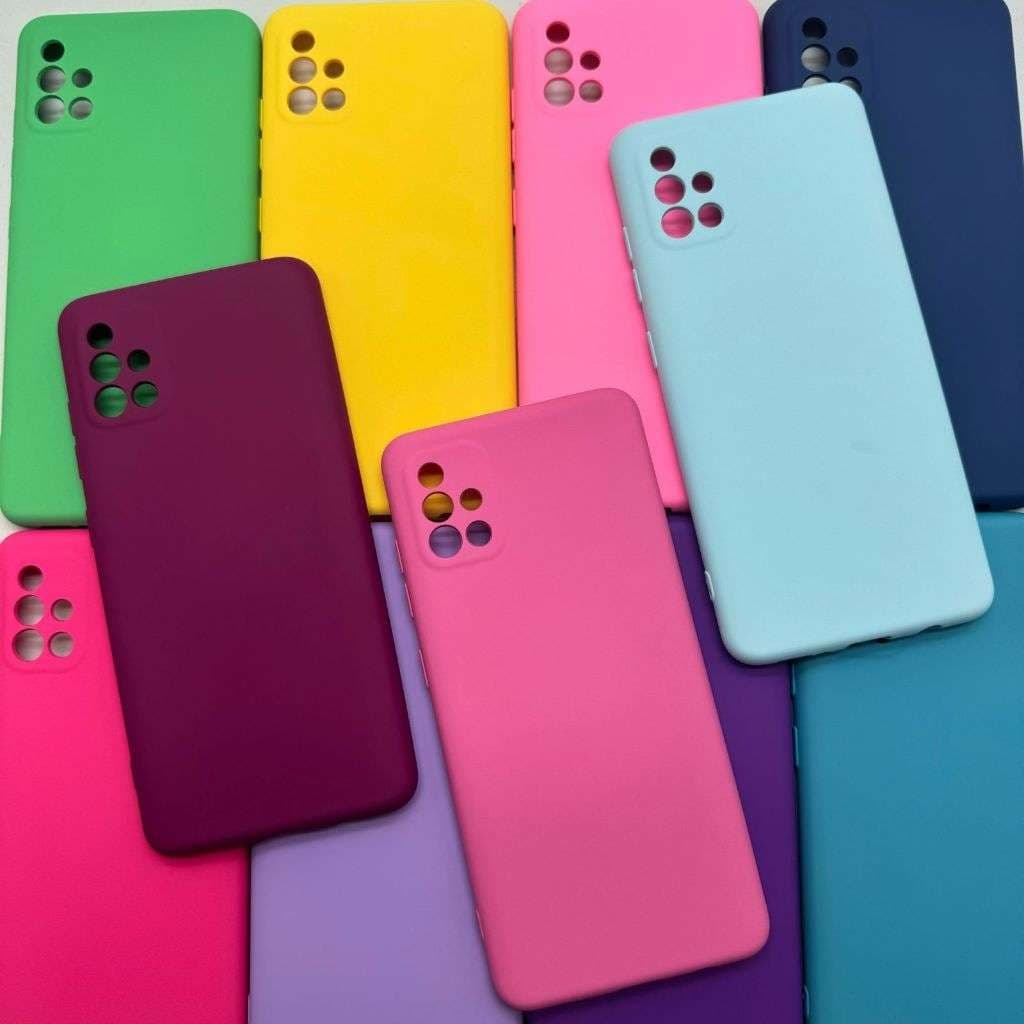 Capa Capinha de Celular - A51 - Samsung Silicone Aveludado Capinha Case