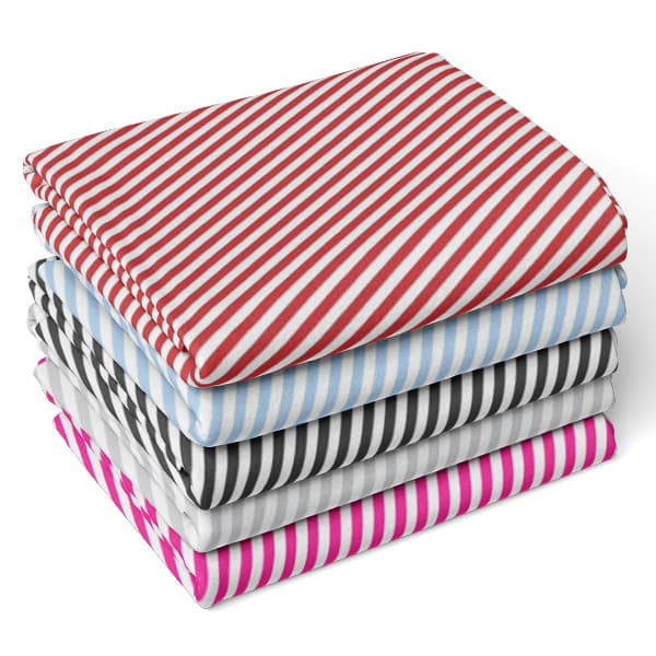 Tecido Tricoline Estampado 0,50x1,50 Listrado Listras Costura Artesanato Patchwork Infantil Bolsa