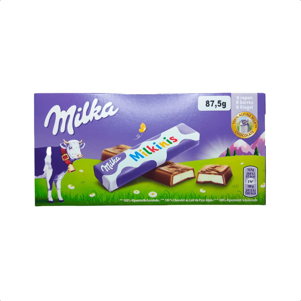 Chocolate Milka Milkinis Sticks 87,5g Importado