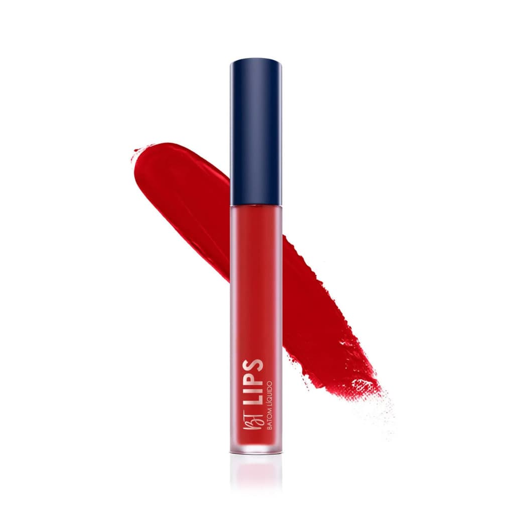 BATOM LÍQUIDO MATTE BT LIPS BRUNA TAVARES COR INTENSA, ACABAMENTO AVELUDADO E LONGA DURAÇÃO