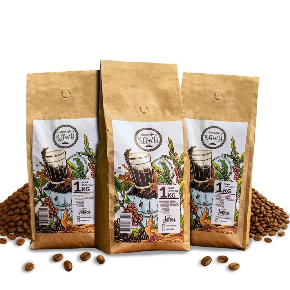 Café Especial Kawá Caramelo em Grãos 3kg