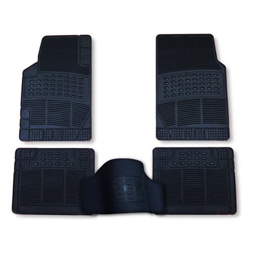 Tapete Automotivo Nissan March Tiida em Pvc Ecológico Modelo Universal + Tapete do Túnel (Modelo B)