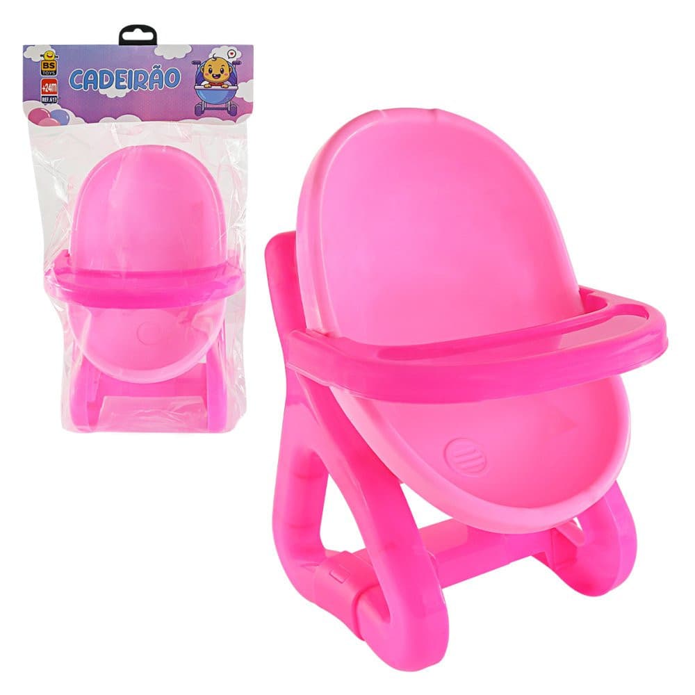 Cadeira de Bebê de Brinquedo para Bonecas Presente Menina Dia das Crianças