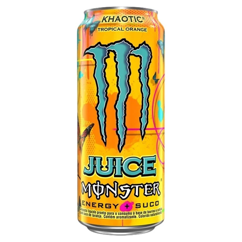 Energético Monster Energy Juice Tropical Orange Khaotic Lata 473ml Flex SP