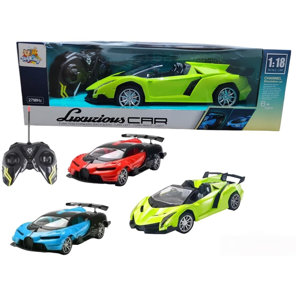 Brinquedo Infantil Carrinho de Controle Remoto Elétrico de Luxo Com Luz