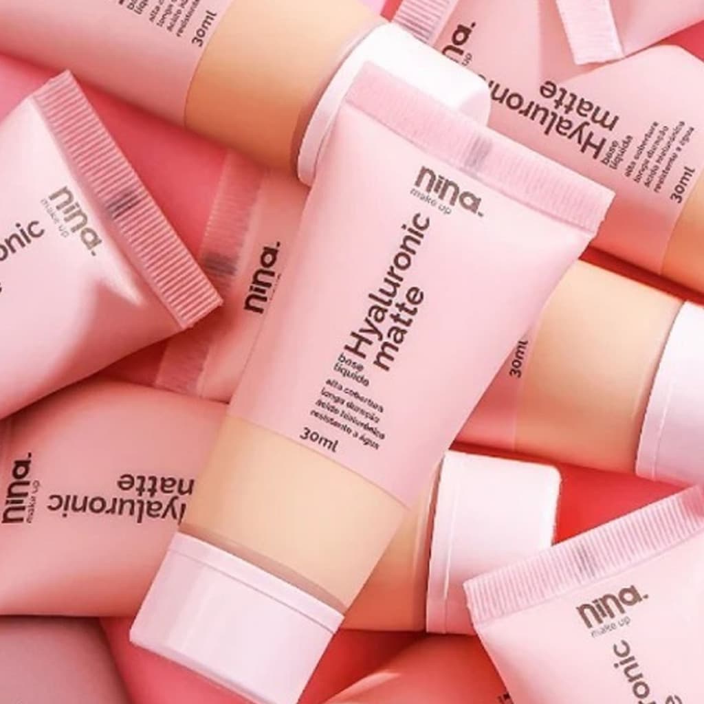 Base Liquida Hyaluronic Matte Nina Make Up
