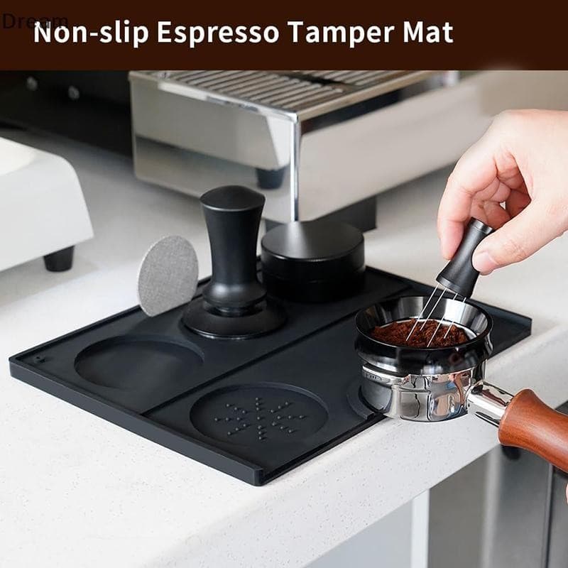 < Dream > Tapete De Compactação Para Café Expresso , Suporte Antiderrapante De Silicone , Ferramenta De Almofada Prensa 