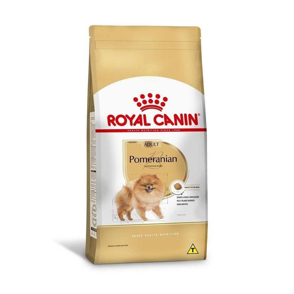 Ração Royal Canin Pomeranian para Cães Adultos da Raça Lulu da Pomerânia 2,5Kg