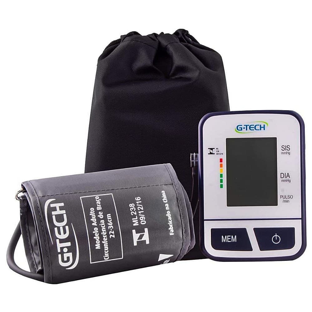 Aparelho De Medir Pressão Arterial Automático BSP11 E Braçadeira 22x36cm inclusa