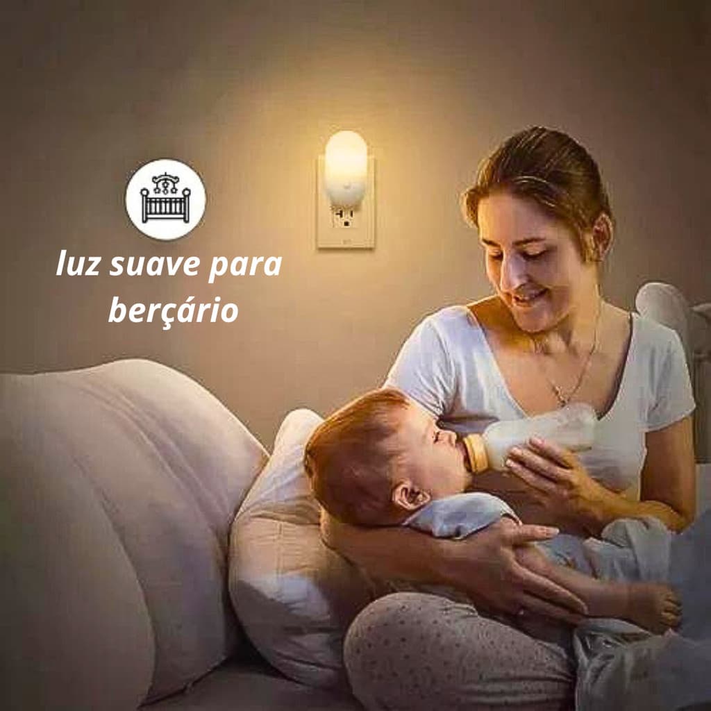 abajur quarto luminaria led de tomada bivolt com botao quarto do bebe mini led iluminaçao cabeçeira