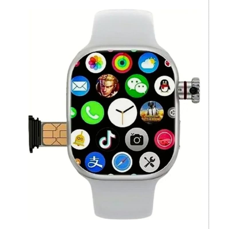 Relógio Smartwatch com chip câmera Giratória HW whatch X call celular de pulso relogo inteligente Android