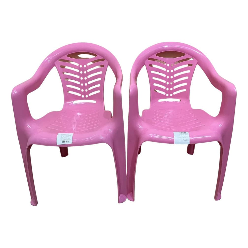 Cadeira Poltrona Infantil Baby Rosa 02 Und Plasnorthon