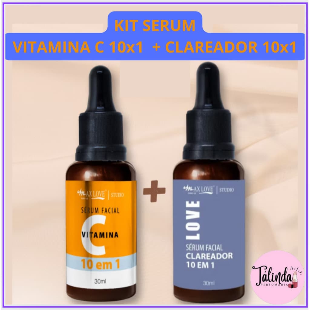Dupla Perfeita Sérum Clareador E Sérum Vitamina C