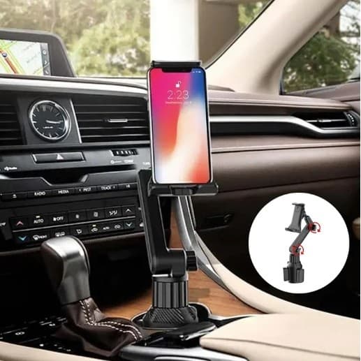 Suporte para celular tablet carro Universal Tablet Braço Ajustável  Suporte De Copo caminhão suv