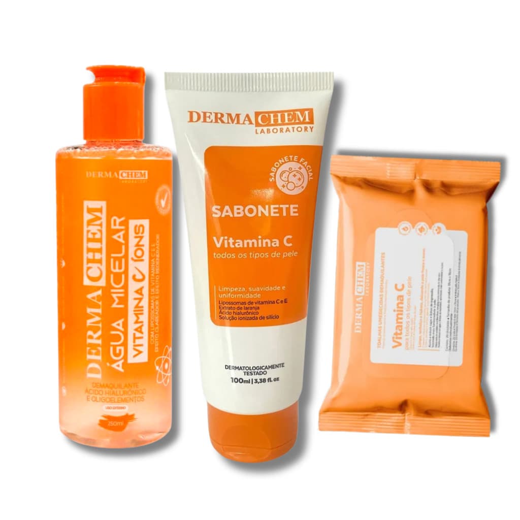 Kit Básico Vitamina C Anti-idade Dermachem