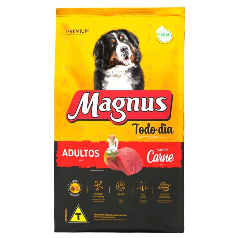 Ração Para Cachorro Magnus Todo Dia Cães Adulto Médio e Grande Porte 25kg