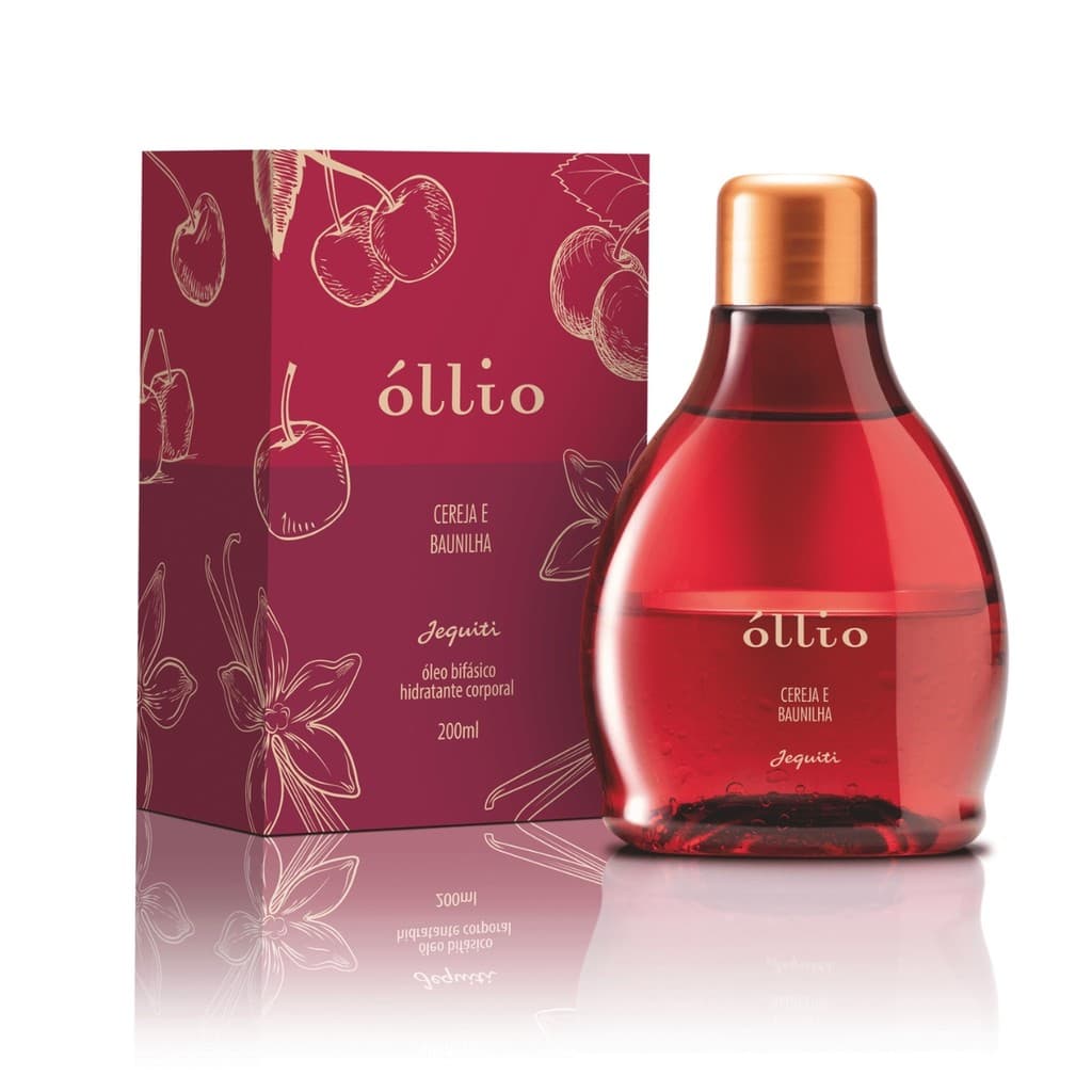 Óleo Bifásico Corporal Óllio Cereja e Baunilha- 200 ml