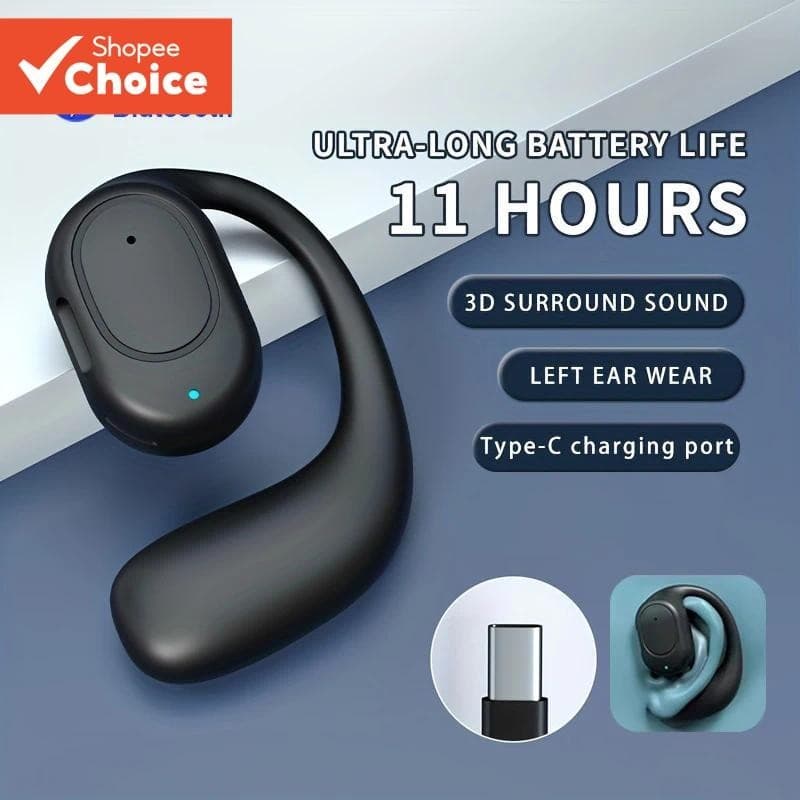 KY2 Fones De Ouvido Sem Fio Bluetooth Com Clipe Para Esportes Microfone Fone Estéreo HiFi