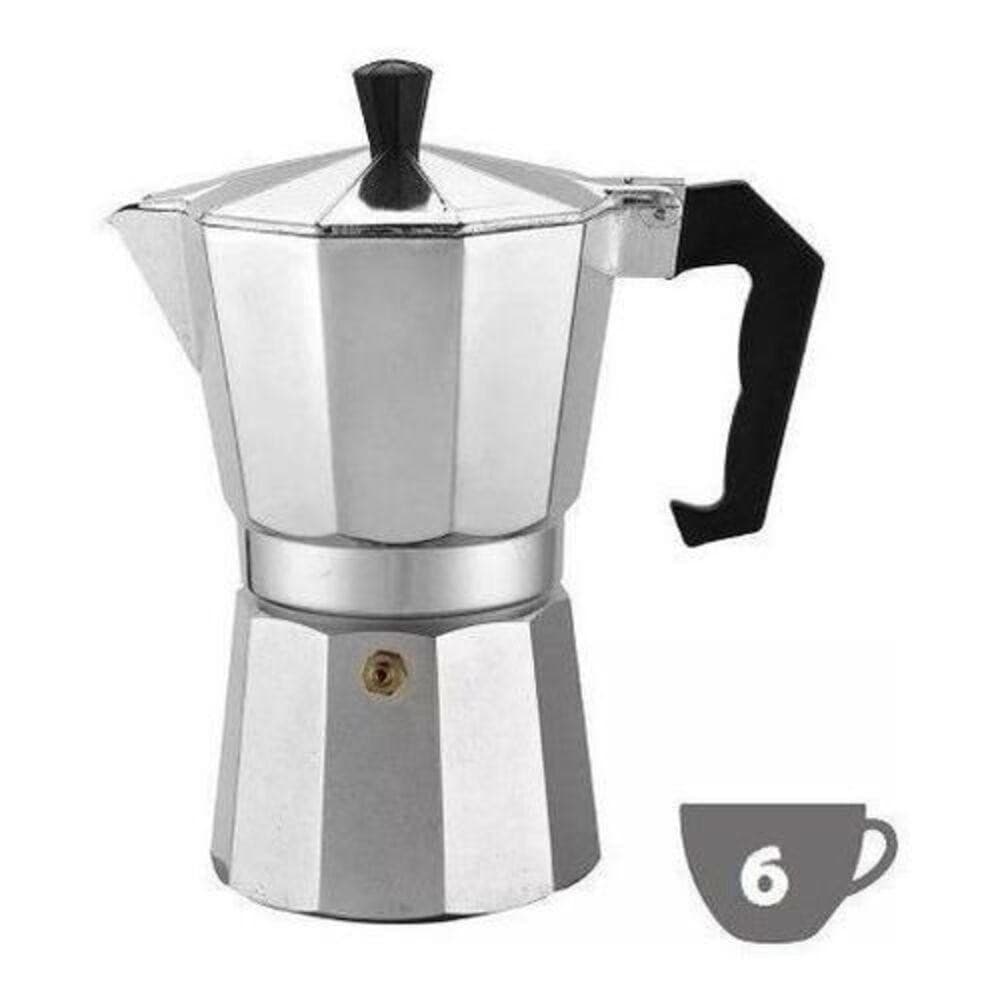 Cafeteira Italiana Alumínio Moka 300ml 6 Xícaras Expresso
