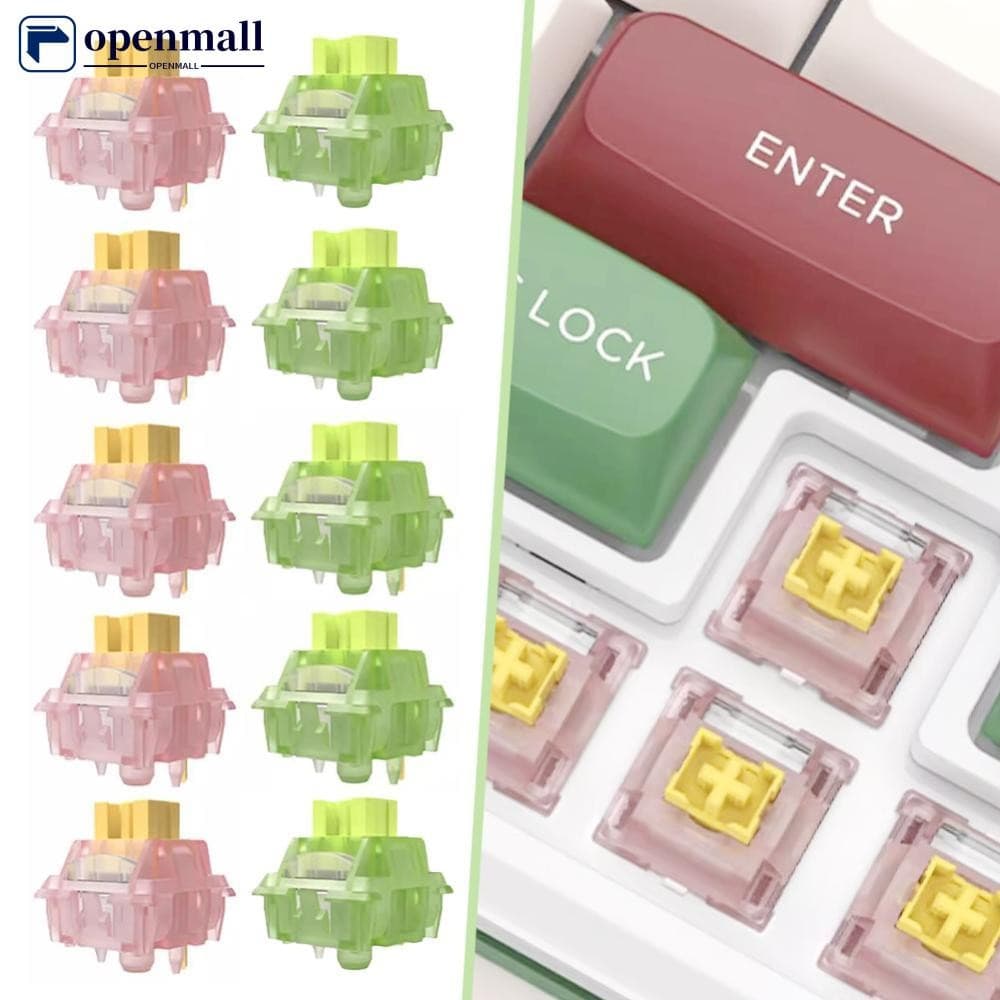 10/20/30Pcs Silent Peach V3 Switch Silencioso V3 Switches Mecânico Teclado Linear Tátil 5Pin