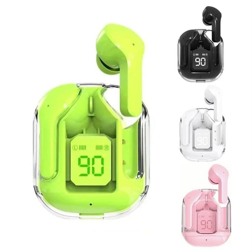 Fone De Ouvido Sem Fio bluetooth TWS Tela LED Com Caixa De Carregamento BT 5.0 De Baixa Latência