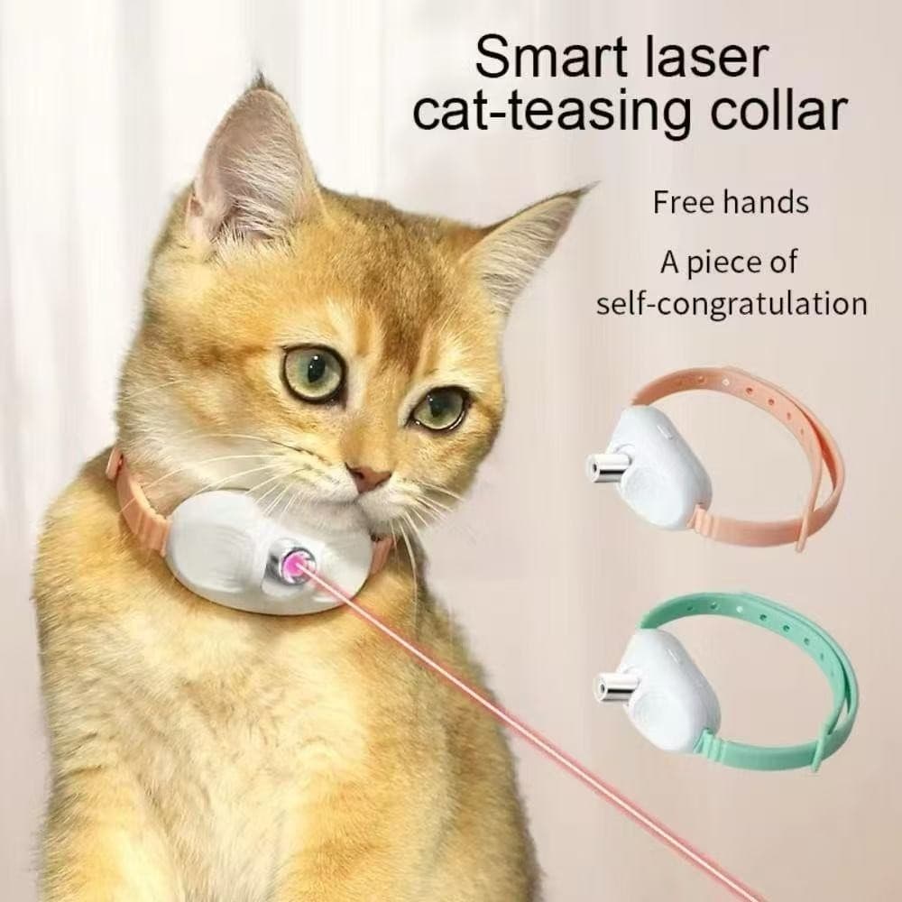 Novo produto TikTok hot cat laser collar pet brinquedo gato auto-entretenimento laser gato diversão ferramenta