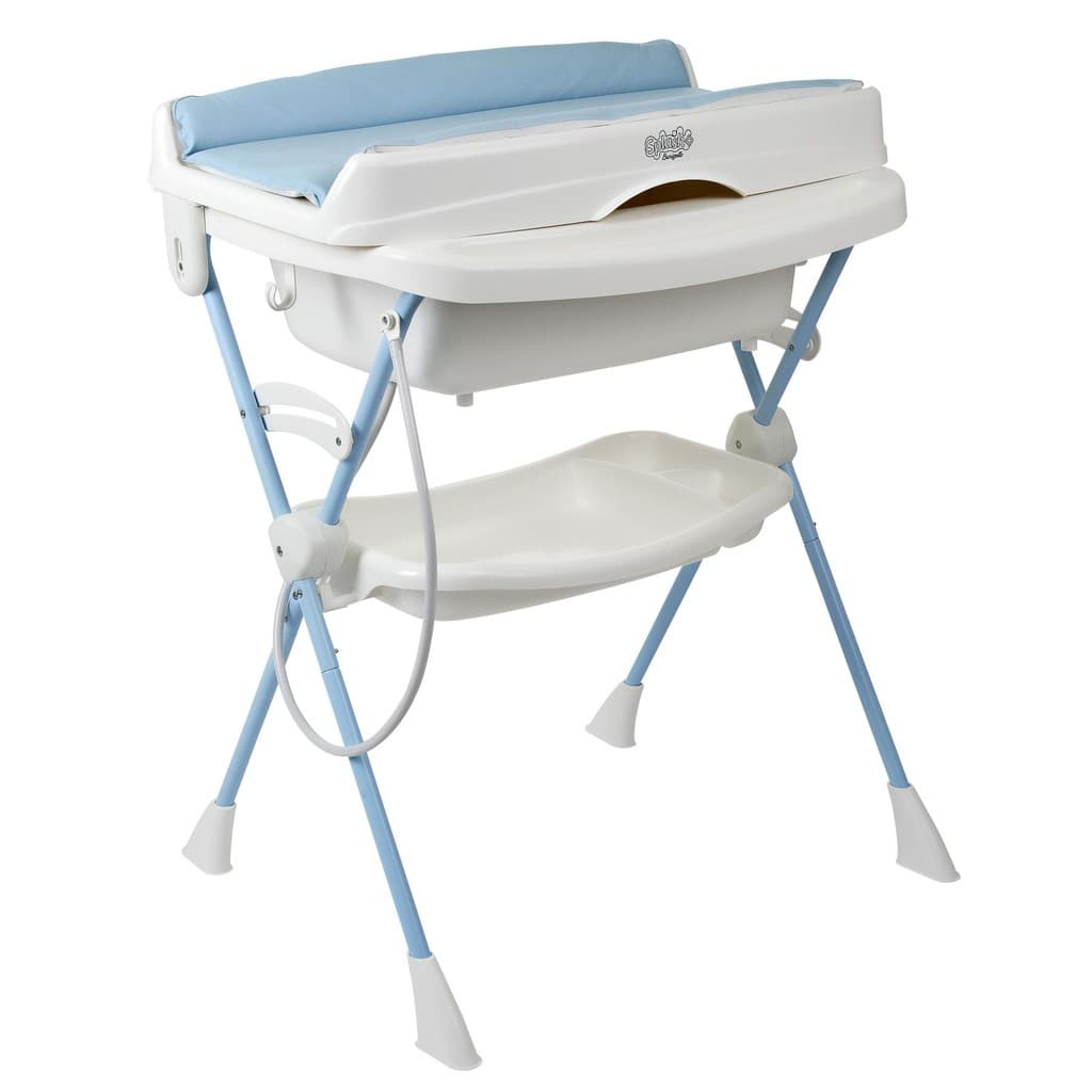 Banheira Splash+ Baby Blue Burigotto Com Trocador E Redutor