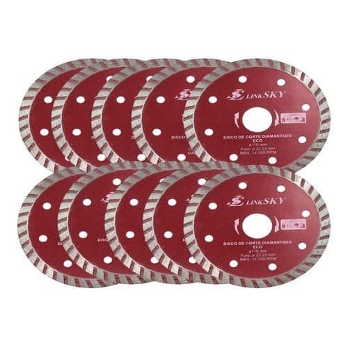 Kit 10 Disco Para Cortar Parede Serve Em Esmerilhadeira 22mm