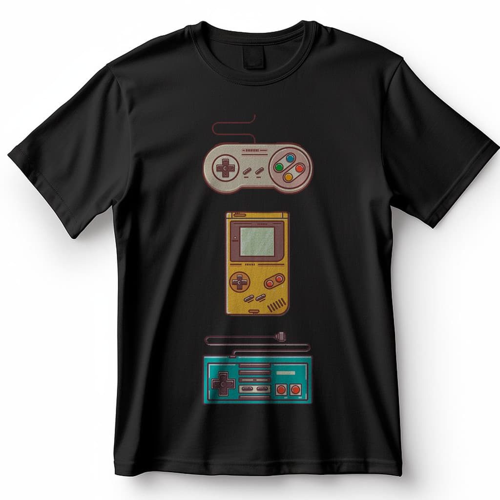 Camiseta Game Boy Joystick Retro Videogame Blusa Camisa 100% Algodão