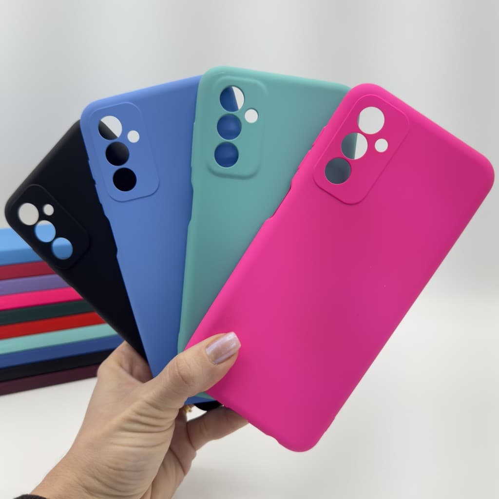 Capa Para Samsung Galaxy M52 Silicone Aveludada Capinha De Celular