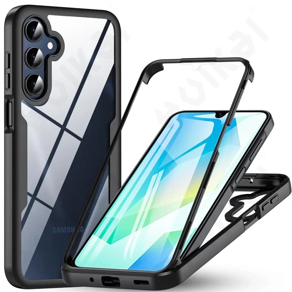 Capa Para Samsung Galaxy A07 A17 A06 A16 A26 A36 A56 A05 A15 A35 A55 M06 A14 A24 A34 A54 A13 A23 A33 A53 360 De Telefone