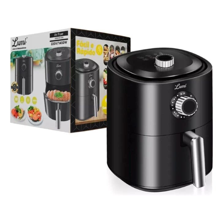 Fritadeira Sem Oleo Eletrica Air Fryer 5 Litros 1450w 220v