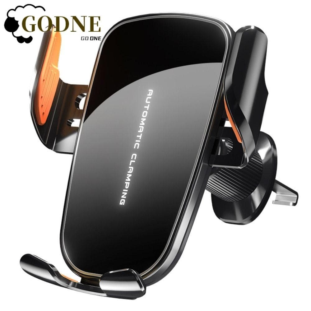 Suporte Para Telefone GODNESSFO , Sem Fio 360 ° Carregador De Carro Ajustável , De Carregamento Rápido De 4.7-7.2 IN 15W