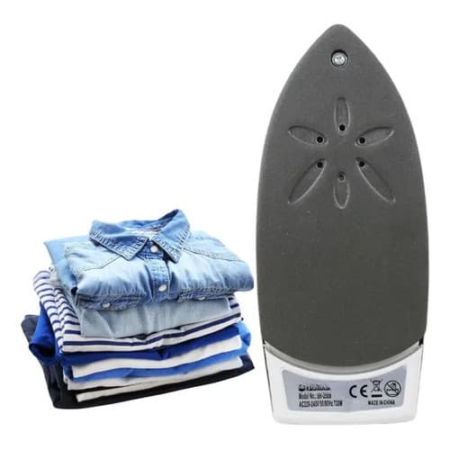 Mini Ferro De Passar Roupa A Vapor Portatil Bivolt 800w