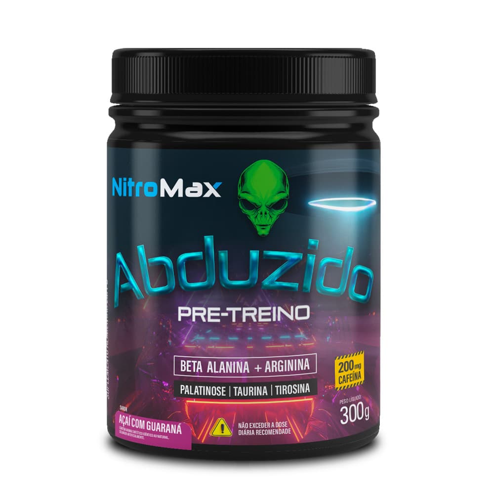 ABDUZIDO PRE TREINO NITRO MAX AÇAI COM GUARANA 300G
