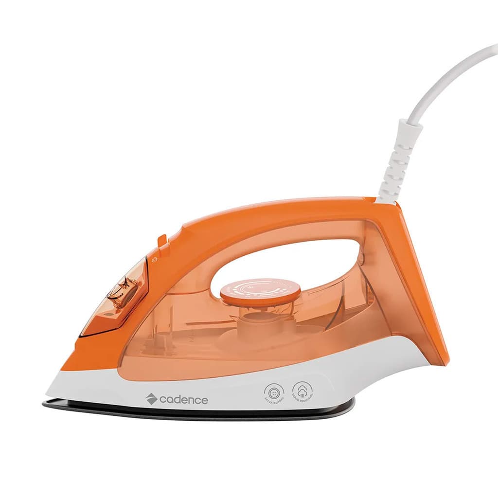 Ferro Passar Roupas Cadence IRO210 2 Em 1 Passa A Seco Vapor 220v Base Antiaderente 1200w Cabo 1,2 Metros