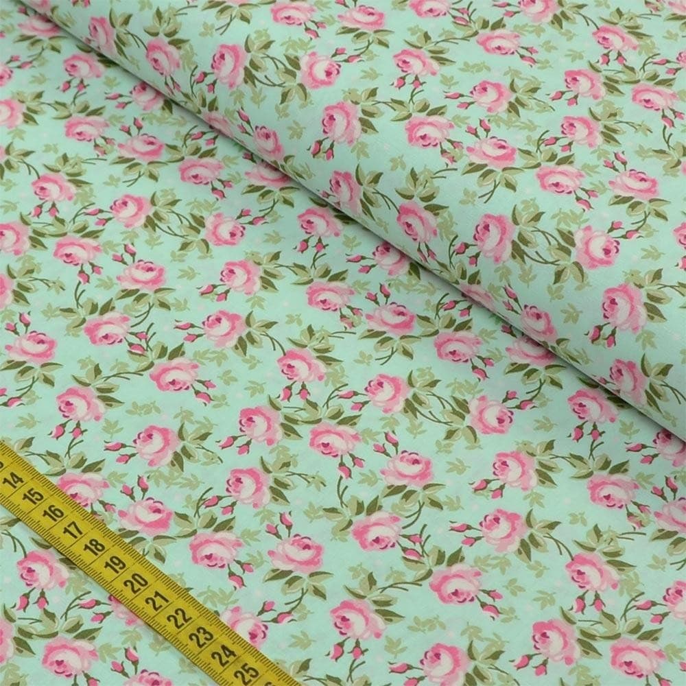 Tecido Estampado para Patchwork - Fadas: Floral Tiffany (0,50x1,50)