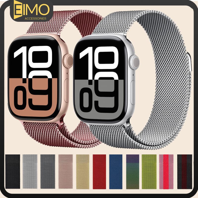 Pulseira De Metal Aço Para Smartwatch Apple Watch Ultra 4 3 2 49mm Series 12 11 10 9 8 7 SE 6 5 45 44 42 41 40 46mm