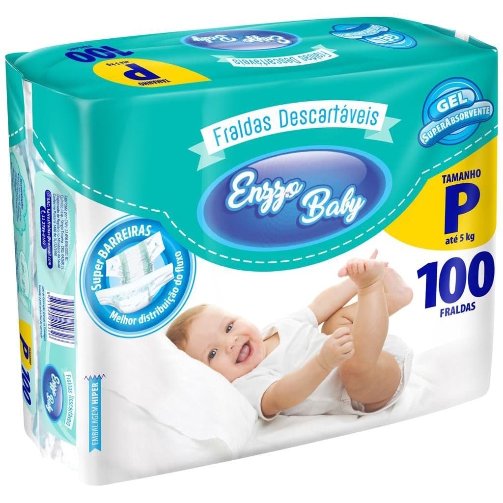 Fralda Descartável Infantil Enzzo Baby Direto da Fábrica Revenda Barato