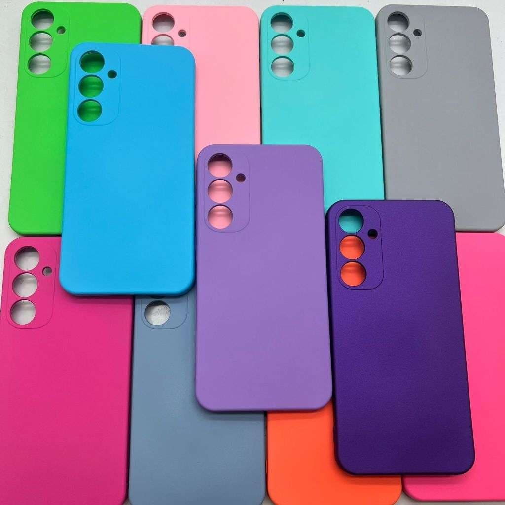 Capa Capinha de Celular - A55 - Samsung Silicone Aveludado Capinha Case