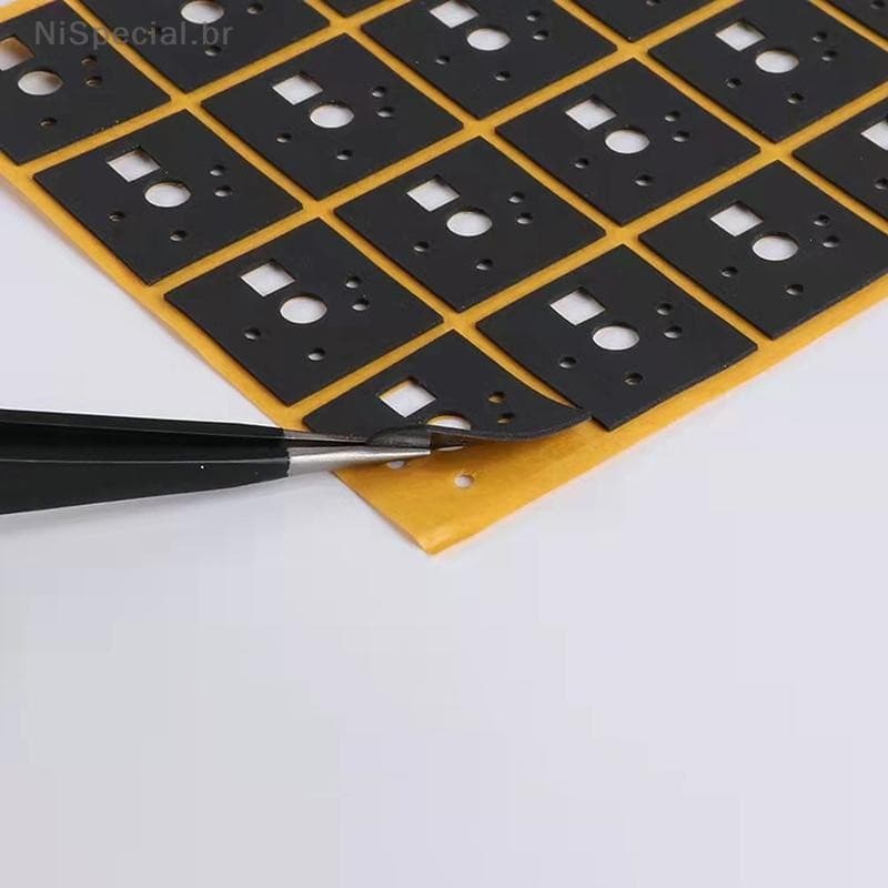 [Nis] 120 Pcs PORON PE EVA Pad Para Teclado Mecânico PCB Pads Adesivos Junta De Material De Espuma BM60 BM65 BM