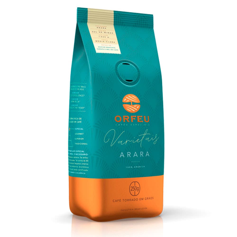 Café em Grãos Premium Orfeu Arara Pacote de 250g