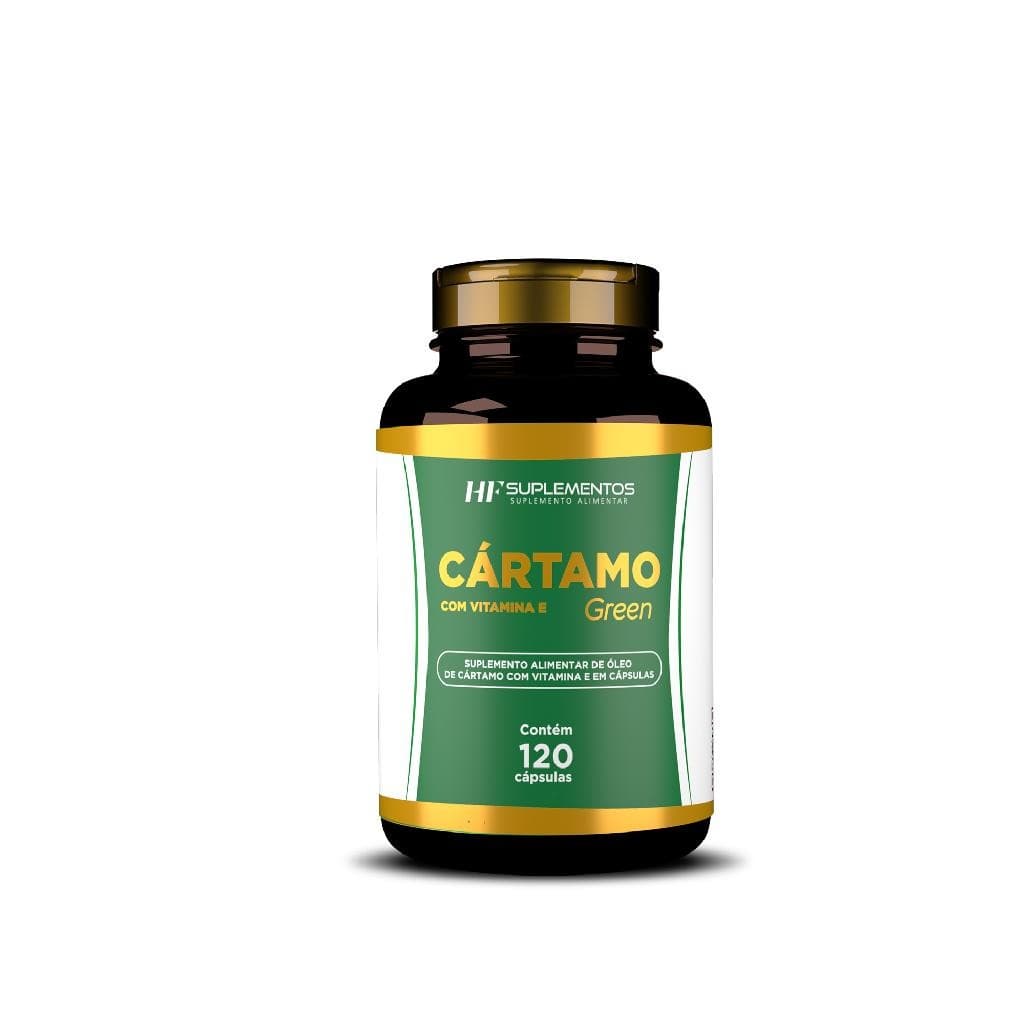 ÓLEO DE CÁRTAMO COM VITAMINA E 120 CAPS HF SUPLEMENTOS