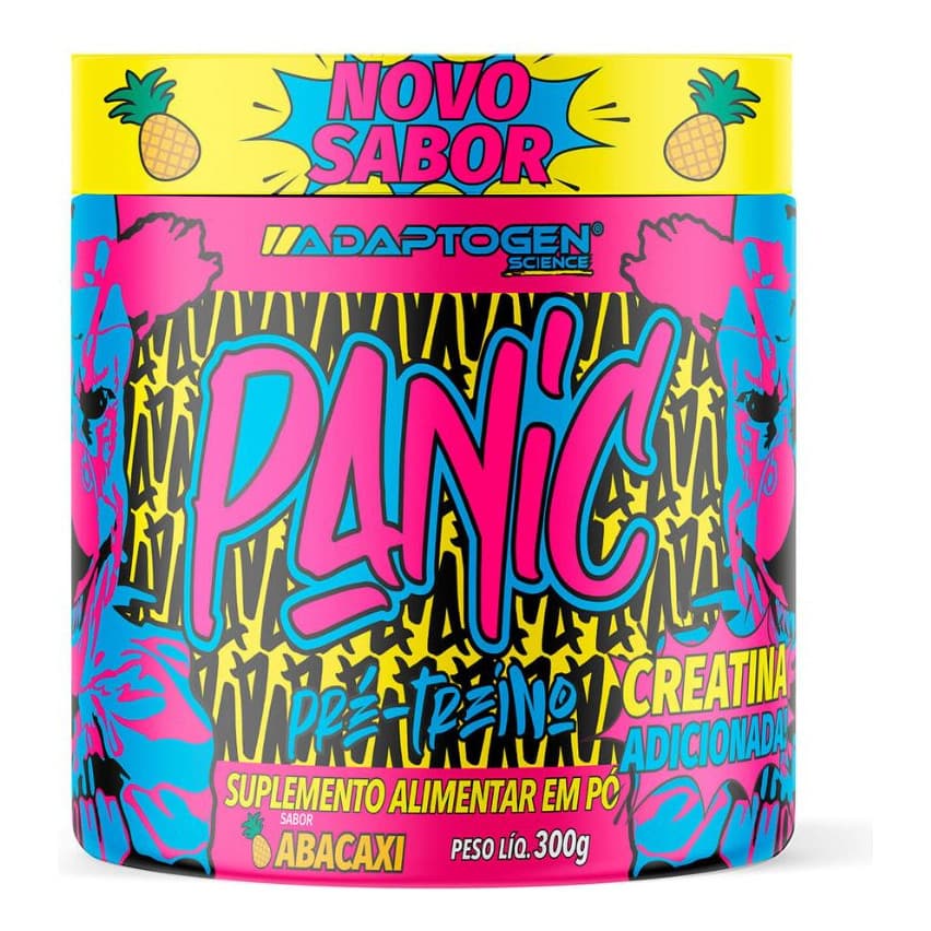 PANIC PRE-TREINO 300G ABACAXI ADAPTOGEN
