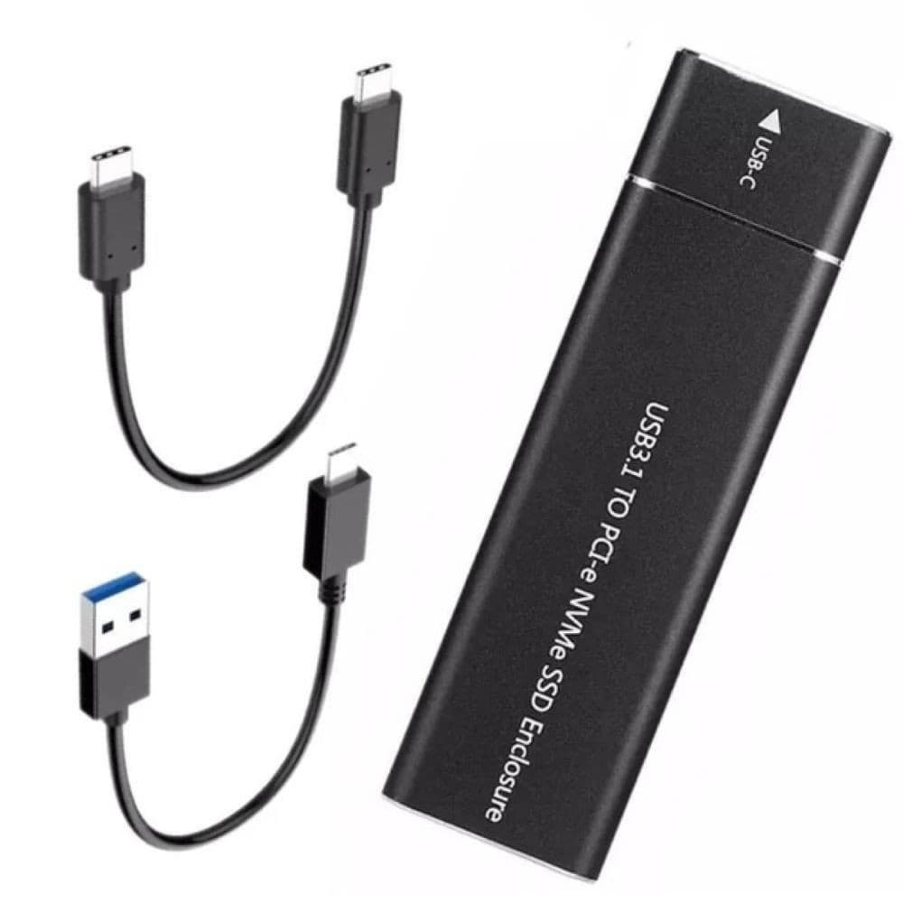 CASE PARA SSD M.2 EXTERNO TIPO C/USB 3.0 PARA NVME F3 CS-NVM