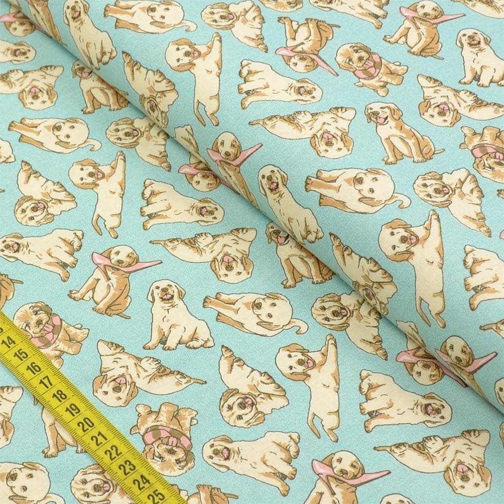 Tecido Estampado para Patchwork - Labrador Cor 2326 (0,50x1,40)